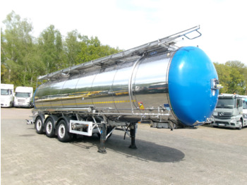Feldbinder Chemical (non ADR) tank inox 34 m3 / 1 comp - Полуприколка цистерна: слика 2