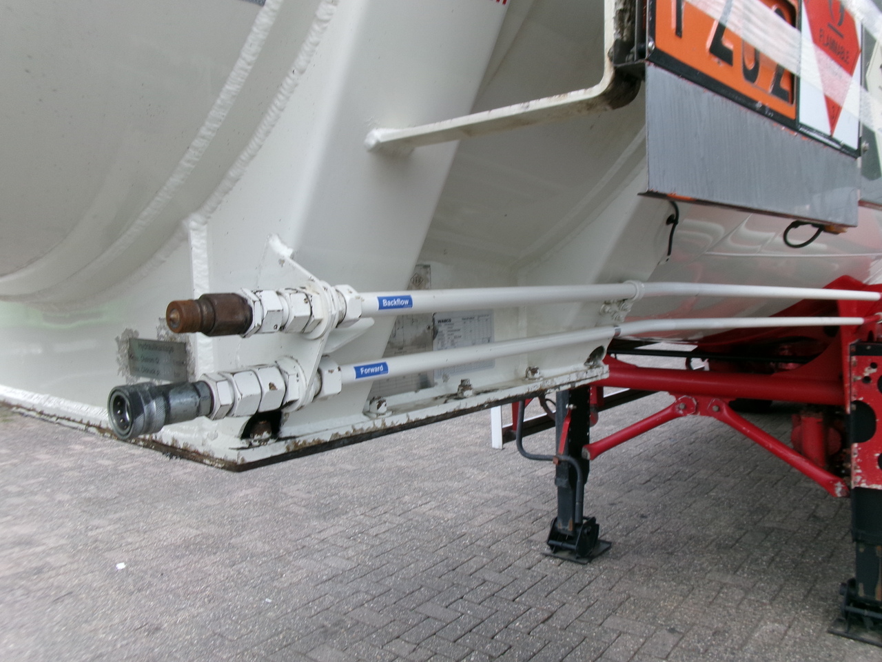 Полуприколка цистерна за транспорт на гориво Feldbinder Fuel tank alu 44.6 m3 + pump: слика 8