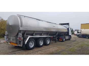 Полуприколка цистерна за транспорт на млеко Kässbohrer Tanktrailer - 32000 Liter Inox, Iso, Chipcleaning, Air: слика 1