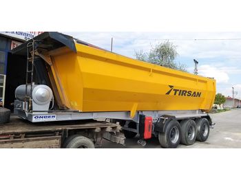 TIRSAN USED TIPPER TRAILER SUITABLE FOR REFURBISHMENT - Кипер полуприколка