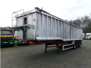 Wilcox Tipper trailer alu 55 m3 + tarpaulin - Кипер полуприколка