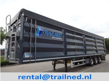 Полуприколка со подвижен под за истовар Knapen Trailers K100 - 92m3 Extreme *for rent*: слика 1