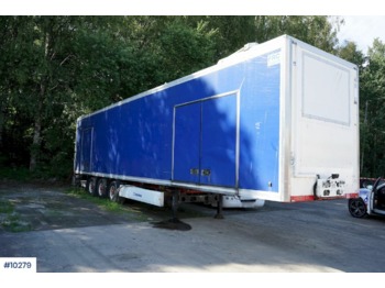 Автотранспортна полуприколка Krone closed car transport trailer: слика 1