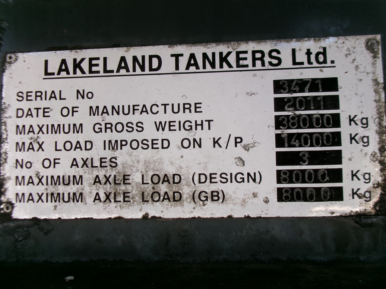 Полуприколка цистерна за транспорт на гориво Lakeland Fuel tank alu 42.8 m3 / 6 comp + pump: слика 29