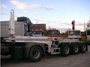 Lecitrailer mit Abrollkipper Hyva - Полуприколка