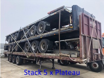 Полуприколка платформа MOL stack: 5 x plateau: слика 1