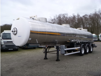 Полуприколка цистерна за транспорт на хемикалии Magyar Chemical tank inox 22.3 m3 / 1 comp / ADR 05/2019: слика 1