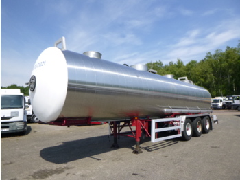 Полуприколка цистерна за транспорт на хемикалии Magyar Chemical tank inox 30 m3 / 1 comp: слика 1