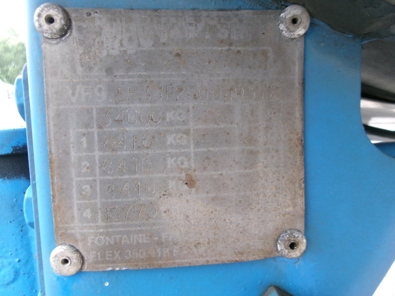 Полуприколка цистерна за транспорт на хемикалии Magyar Chemical tank inox 32.5 m3 / 1 comp: слика 31