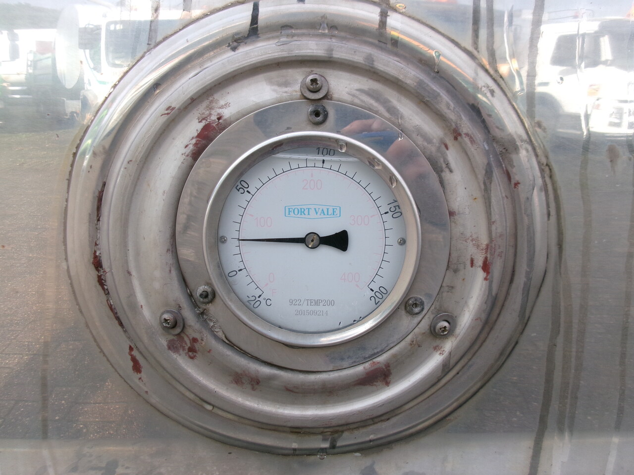 Полуприколка цистерна за транспорт на хемикалии Magyar Chemical tank inox 32.5 m3 / 1 comp: слика 11