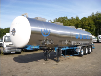 Полуприколка цистерна за транспорт на хемикалии Magyar Chemical tank inox 34 m3 / 4 comp: слика 1