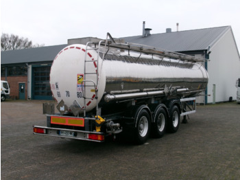 Полуприколка цистерна за транспорт на хемикалии Maisonneuve Chemical tank inox 22.3 m3 / 1 comp: слика 4