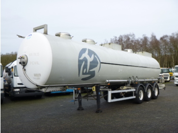Полуприколка цистерна за транспорт на хемикалии Maisonneuve Chemical tank inox 32.8 m3 / 1 comp: слика 1