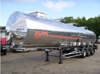 BSLT Chemical tank inox 33.6 m3 / 4 comp - Полуприколка цистерна