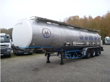 BSLT Chemical tank inox 34 m3 / 4 comp - Полуприколка цистерна