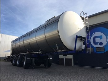 Vogelzang Woudsend RMO trailer 3-axle-/2 steering Milk-Milch-Melk Trailer - Полуприколка цистерна