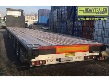 Полуприколка платформа HeavyTrailer 3-Achs-Plateau Container