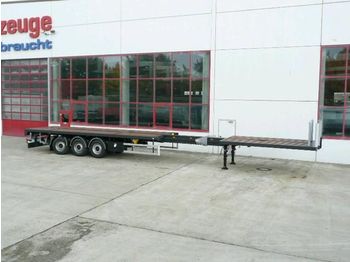 Möslein Tele Sattelauflieger, 8 m ausziehbar, hyd - Полуприколка платформа