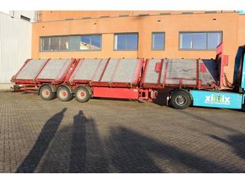 Schmidt 3-ass. Schuinlader // Naloop gestuurd - Полуприколка платформа