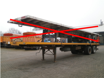 Traylona 2-axle platform trailer 50000 kg / extendable 22 m - Полуприколка платформа