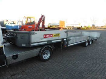 VELDHUIZEN KRAAN + LIER + KNIKS - Полуприколка платформа