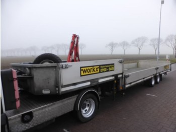 VELDHUIZEN KRAAN + LIER + KNIKS - Полуприколка платформа