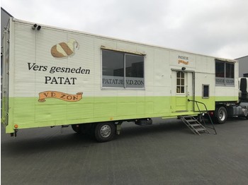 Netam-Fruehauf Foodtruck / Mobiel Cafetaria -Lunchroom / Food Truck (B/E rijbewijs) inclusief DAF trekker - Полуприколка сандучар