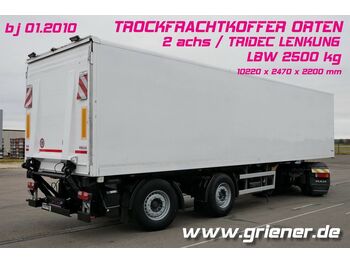 Orten CITY KOFFER LICHT TON TRIDEC LBW 2500 KG 10,20 - Полуприколка сандучар