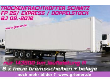 Schmitz Cargobull SKO 24/ DOPPELSTOCK 33/66  /NEUE BREMSE !!!!!!  - Полуприколка сандучар