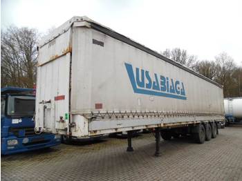 Montenegro 3-axle curtain side trailer + side boards / 36000KG - Полуприколка со церада