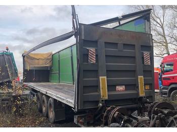 Schmidt 13,6 trailer / damage - Полуприколка со церада