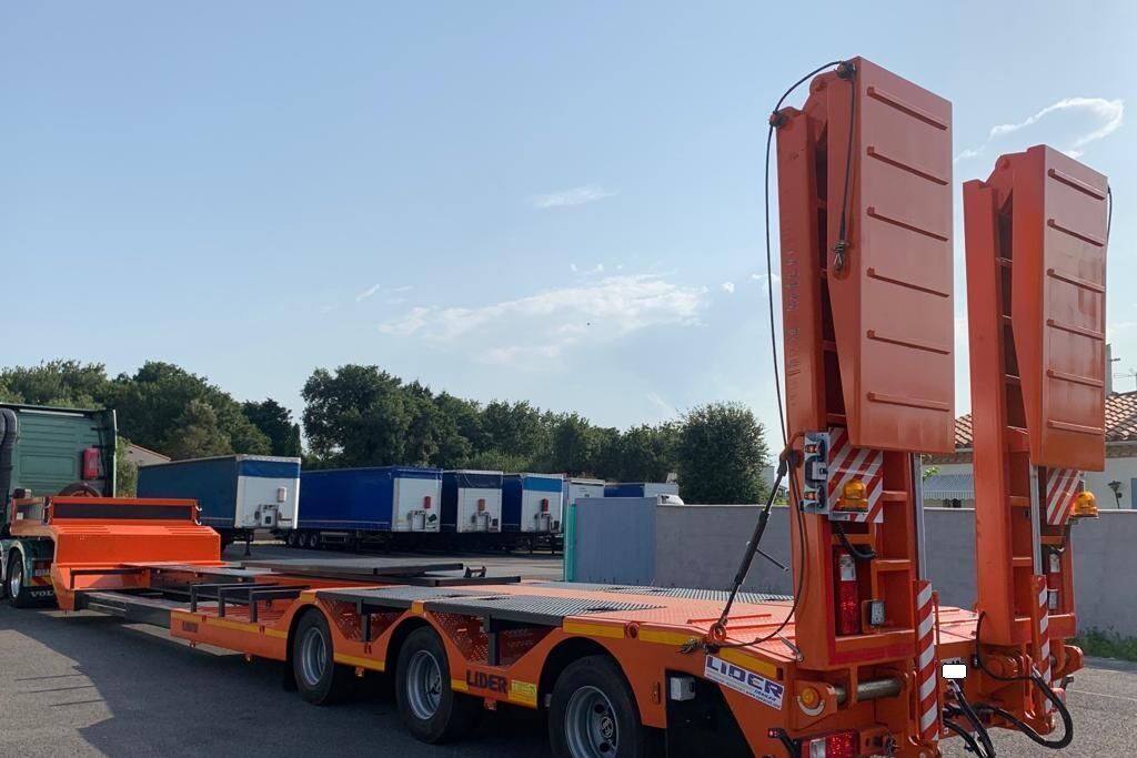 Полуприколка за низок утовар LIDER 2023 YEAR NEW LOWBED TRAILER FOR SALE (MANUFACTURER COMPANY): слика 5