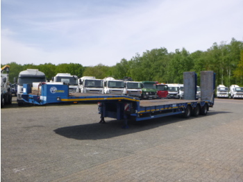 Verem 3-axle semi-lowbed trailer 39 t / 9.1 m + ramps - Полуприколка за низок утовар