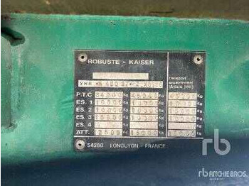 Полуприколка за низок утовар ROBUSTE KAISER S450 Tri/A Semi-Remorque Porte-Engin: слика 5