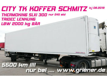 Полуприколка ладилник Schmitz Cargobull CITY TK KOFFER SCHMITZ 1-achs TK SLXi300 LZG /: слика 1