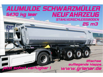 Нов Кипер полуприколка Schwarzmüller K serie /ALUMULDE 5430 KG 25m³/ ALU/STAHLEINLAGE: слика 1