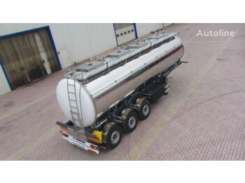Нов Полуприколка цистерна за транспорт на гориво Serin Food Staff fuel tank semi trailer: слика 4