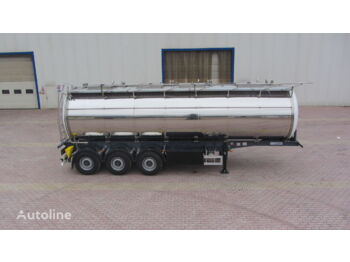 Нов Полуприколка цистерна за транспорт на гориво Serin Food Staff fuel tank semi trailer: слика 3