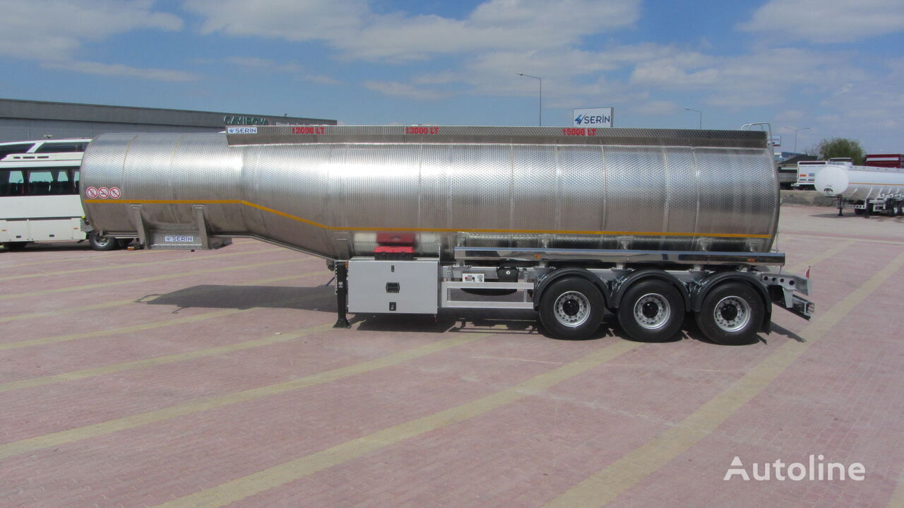 Нов Полуприколка цистерна за транспорт на гориво Serin Food Staff fuel tank semi trailer: слика 10