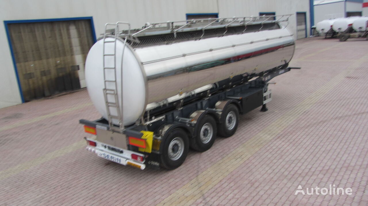 Нов Полуприколка цистерна за транспорт на гориво Serin Food Staff fuel tank semi trailer: слика 5
