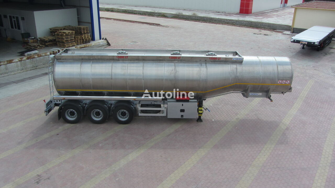 Нов Полуприколка цистерна за транспорт на гориво Serin Food Staff fuel tank semi trailer: слика 11