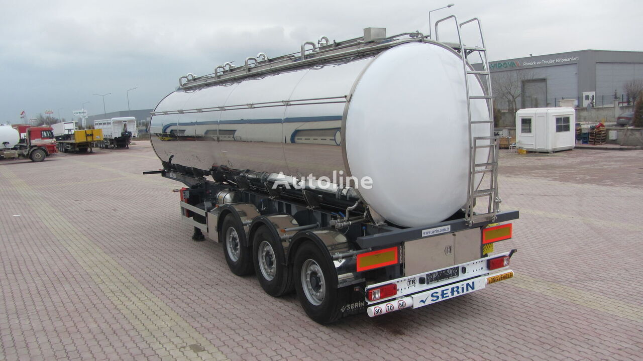 Нов Полуприколка цистерна за транспорт на гориво Serin Food Staff fuel tank semi trailer: слика 6