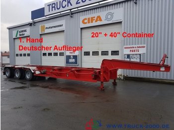  GoFa 3 Achs Container Chassis 20"+40" BPW Achsen - Транспортер на контејнер/ Полуприколка со променливо тело