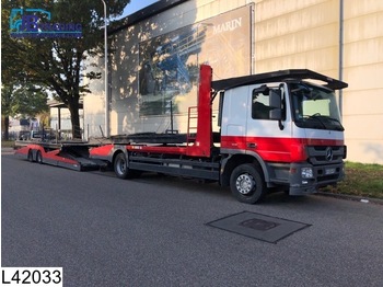 Lohr Middenas EURO 5, Retarder, Airco, Truck transporter, Automatic 12 powershift - Автотранспортна приколка