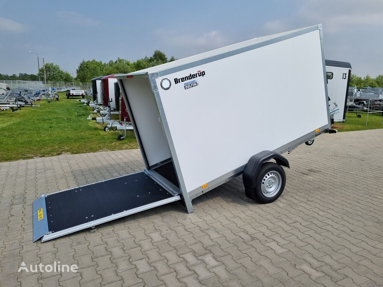 Нов Приколка сандучар Brenderup Cargo CD260UB kontener fourgon box trailer 750 kg GVW ramp: слика 25