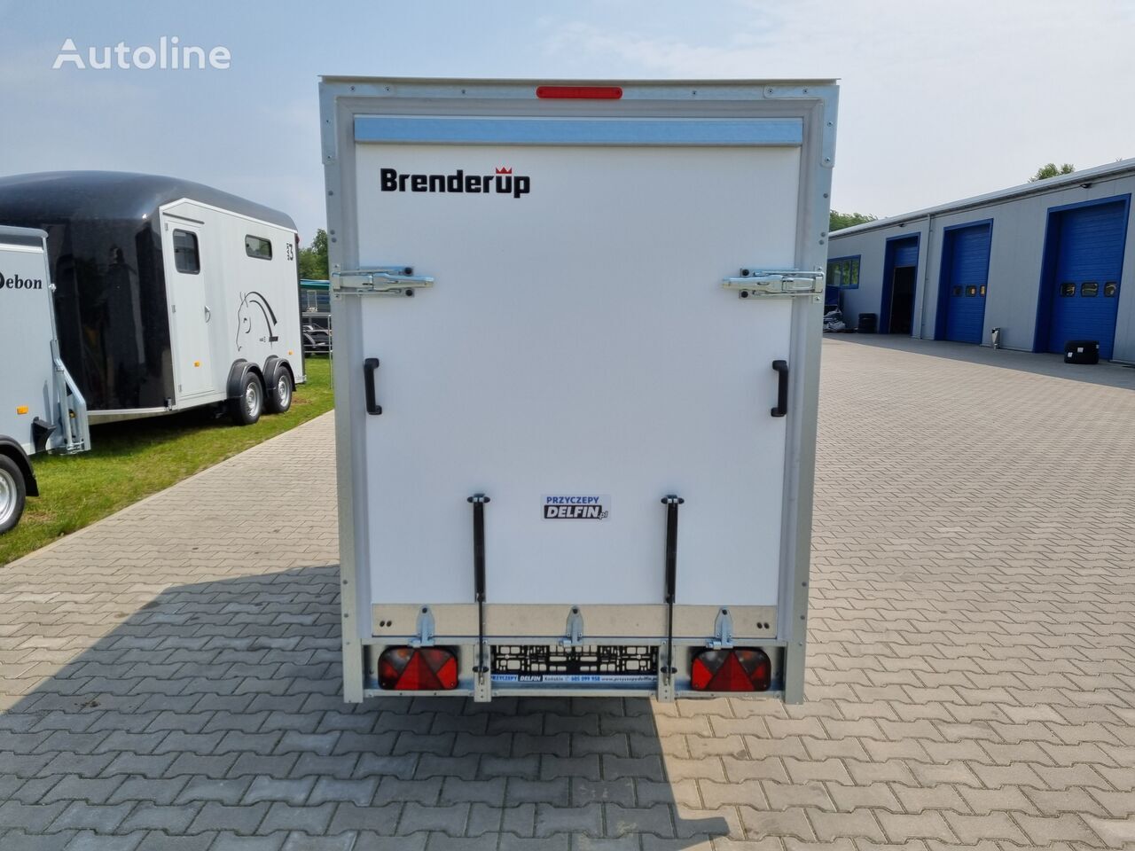 Нов Приколка сандучар Brenderup Cargo CD260UB kontener fourgon box trailer 750 kg GVW ramp: слика 8