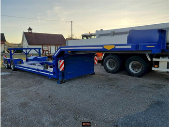Broshuis 2 axle Lowboy trailer with extension for boat tran - Приколка