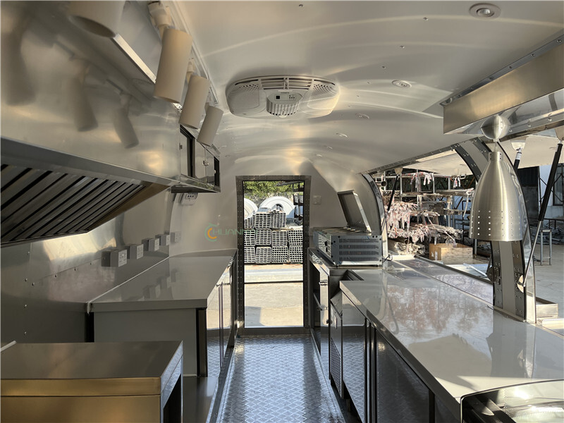 Нов Приколка за продажба на добра COC Airstream Fast Food Truck,Coffee Food Trailers: слика 14