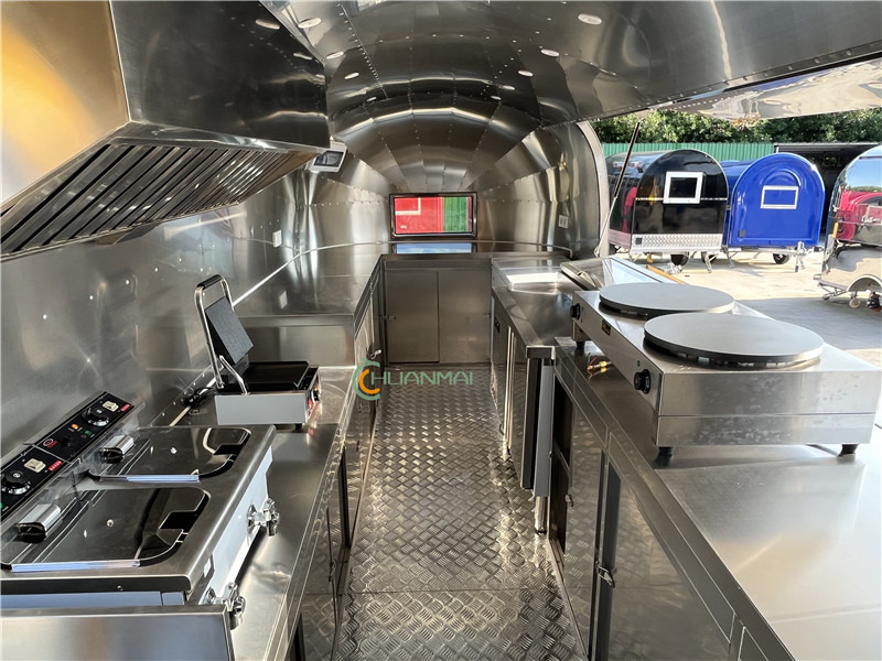 Нов Приколка за продажба на добра COC Airstream Remorque Food Truck,Catering Trailer,Mobile Food Trailers: слика 10