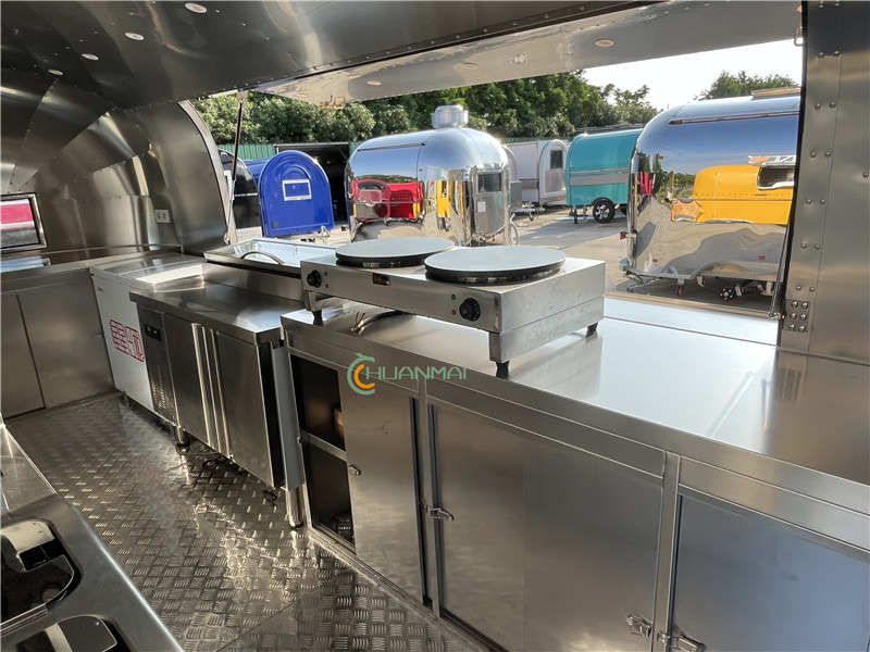 Нов Приколка за продажба на добра COC Airstream Remorque Food Truck,Catering Trailer,Mobile Food Trailers: слика 12